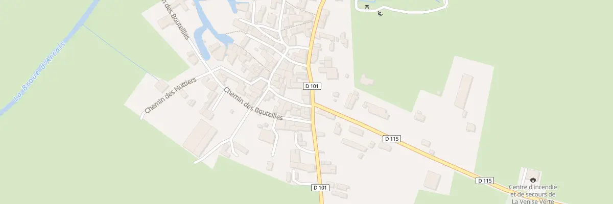 Plan du 39 Rue des Bateliers à Arçais