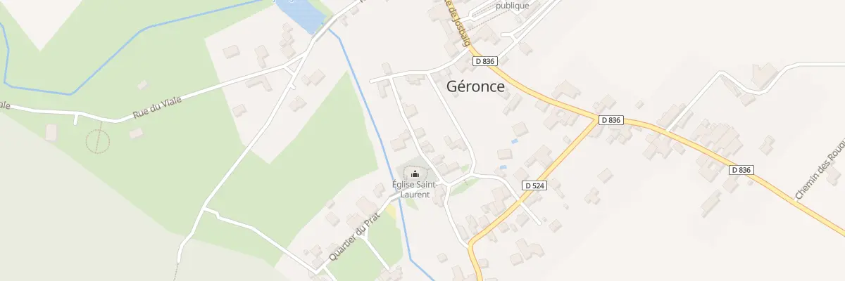 Plan du 7 Rue Saint-Laurent à Géronce