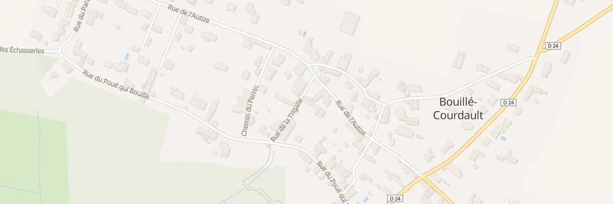 Plan du 7 Rue de la trigalle à Bouillé-Courdault
