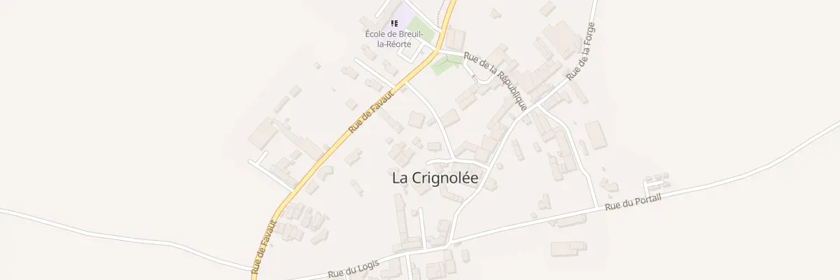 Plan du 100 Rue des Tourterelles à Breuil-la-Réorte