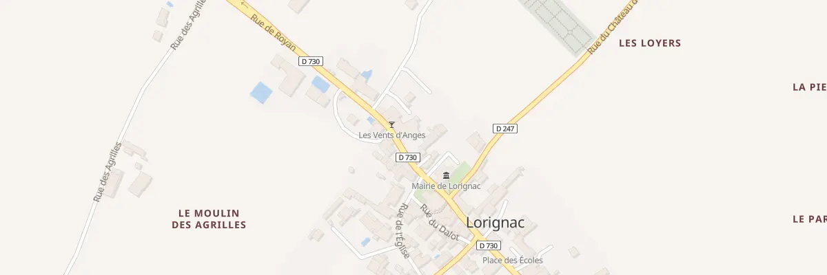 Plan du 6 Rue de Royan à Lorignac