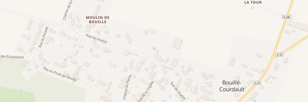 Plan du 54 Rue de l’autize à Bouillé-Courdault