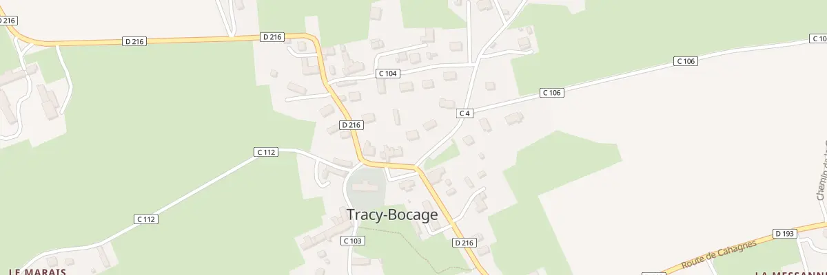 Plan du 1 Rte de la Campagne à Tracy-Bocage