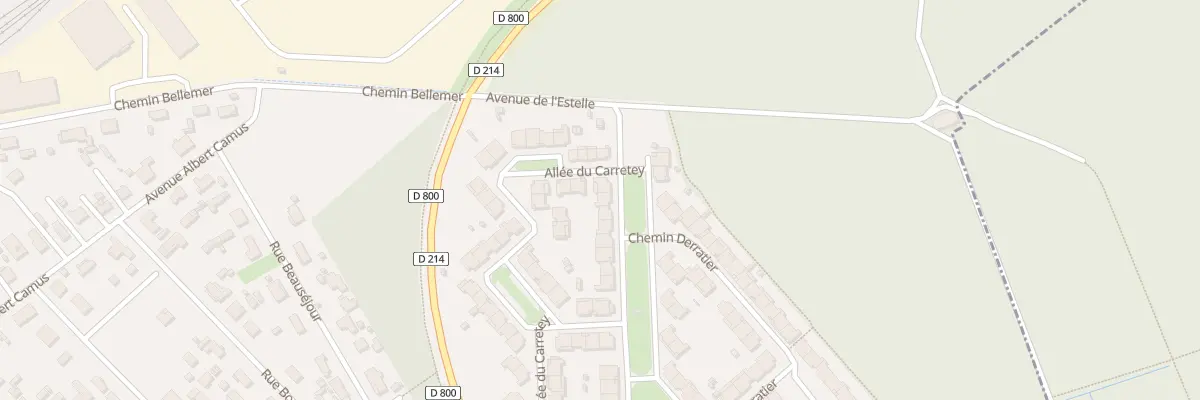 Plan du 3 Av de l’Estelle à Cestas