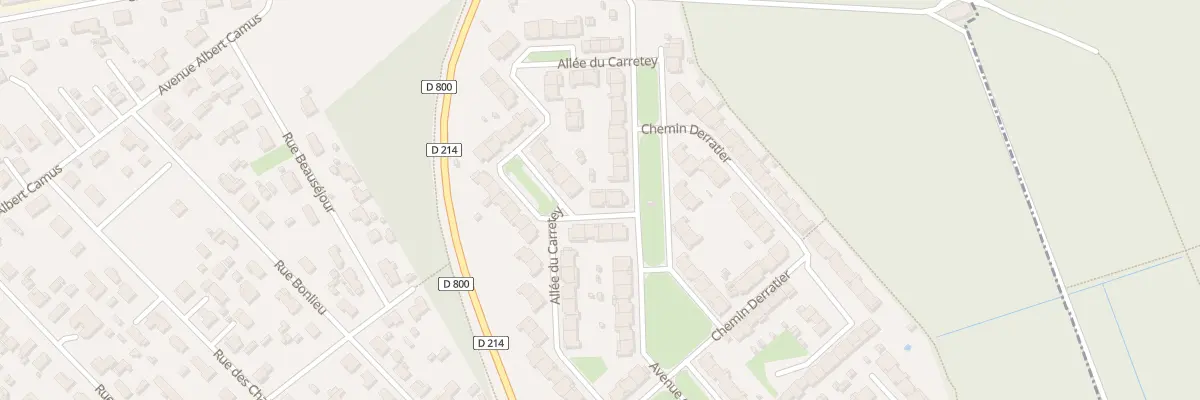Plan du 3 All du Crabey à Cestas