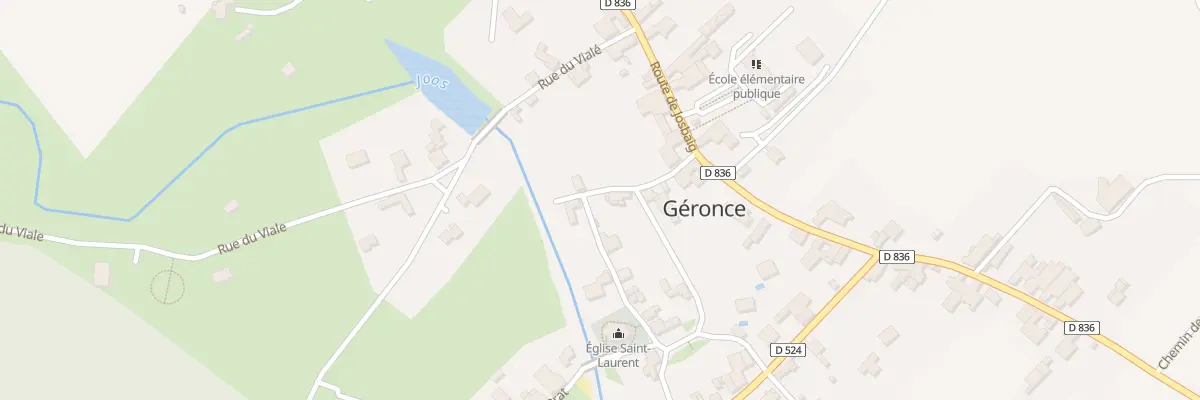 Plan du 3 Rue Saint-Laurent à Géronce