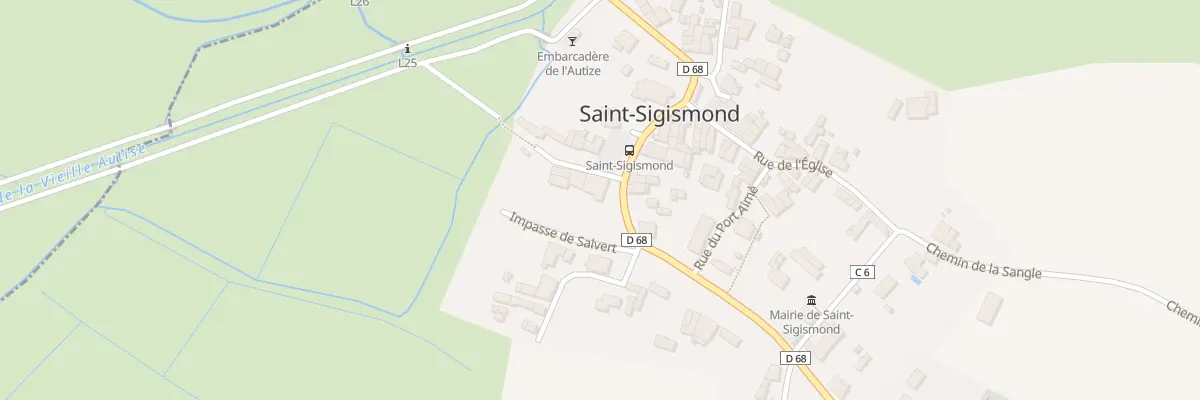 Plan du 12 Rue principale à Saint-Sigismond