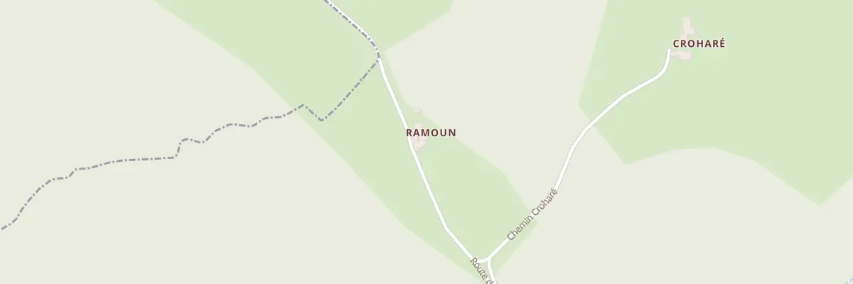 Plan du 38 Rte des Cretes à Lagor