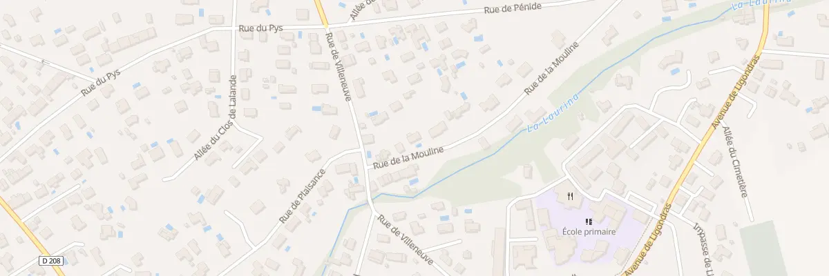 Plan du 6A Rue de la Mouline à Arsac