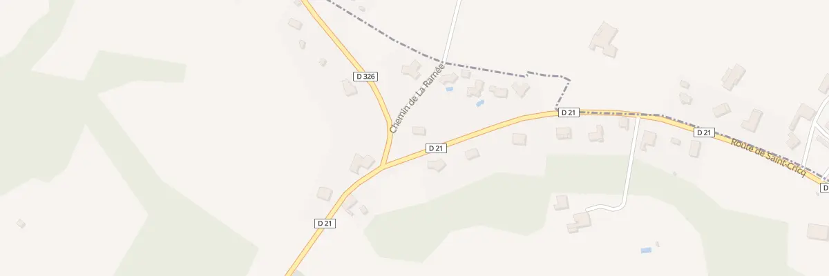 Plan du 2 Che de la Ramée à Brassempouy