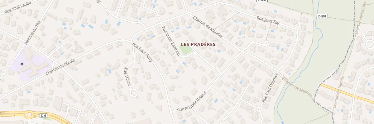 Plan du 13 Rue Louis Barthou à Saint-Médard-en-Jalles