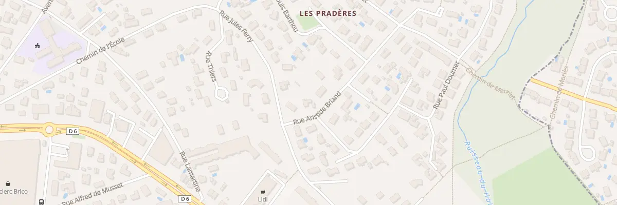 Plan du 4 Rue Aristide Briand à Saint-Médard-en-Jalles