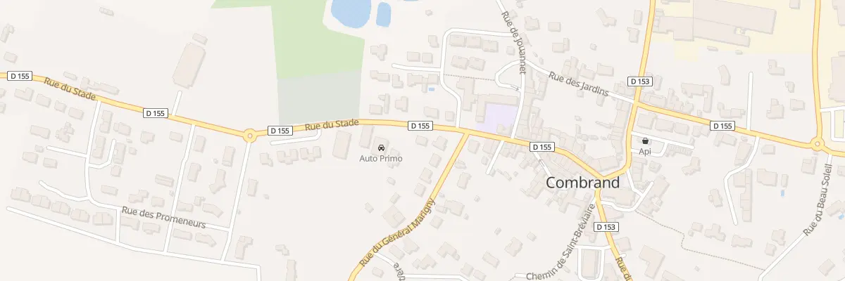 Plan du 9 Rue du Stade à Combrand