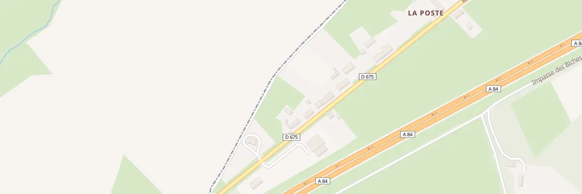 Plan du 5057 La Poste à Maisoncelles-Pelvey
