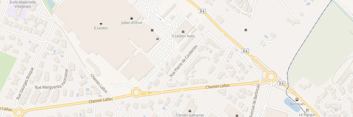 Plan du 17 Rue Pierre de Coubertin à Saint-Médard-en-Jalles