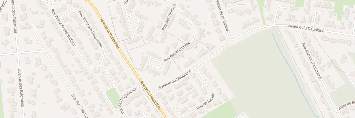 Plan du 19 Rue des Martinets à Pessac