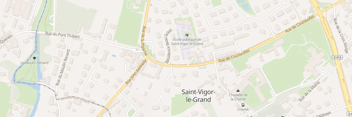 Plan du 2 Res Beau Soleil à Saint-Vigor-le-Grand