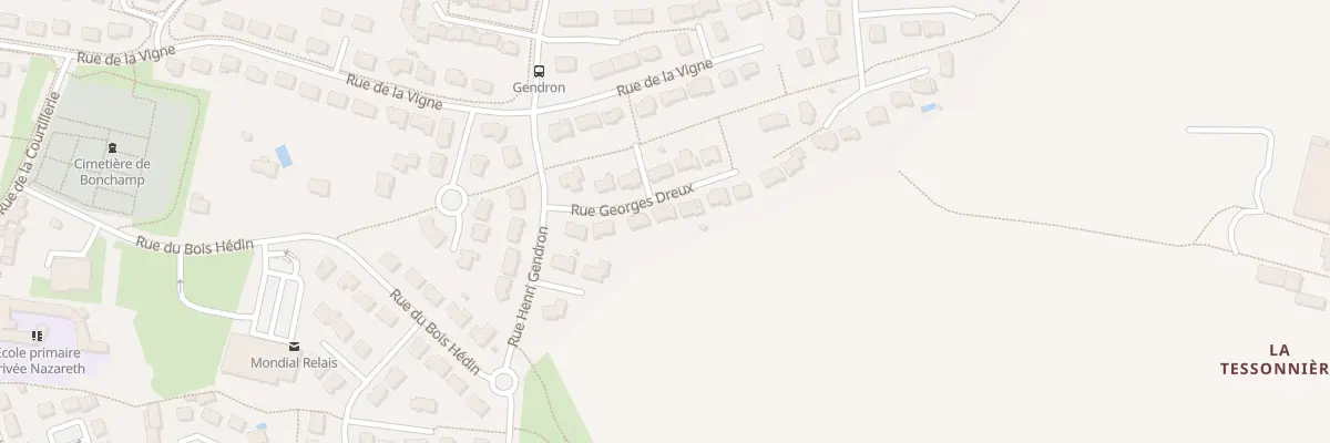 Plan du 8 Rue Georges Dreux à Bonchamp-lès-Laval