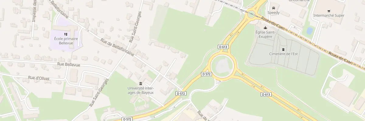 Plan du 2 Rue de la Fontaine Lisleut à Bayeux