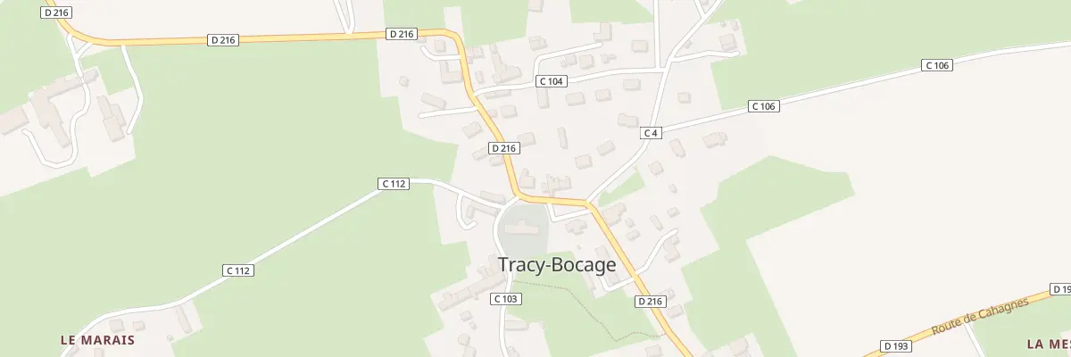 Plan du 4 Rte d’Amayé à Tracy-Bocage