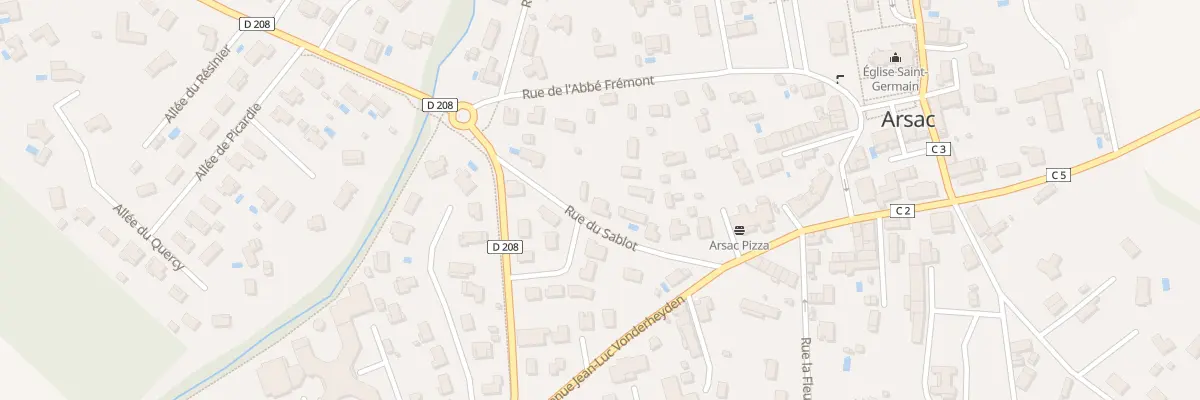 Plan du 7 Rue du Sablot à Arsac