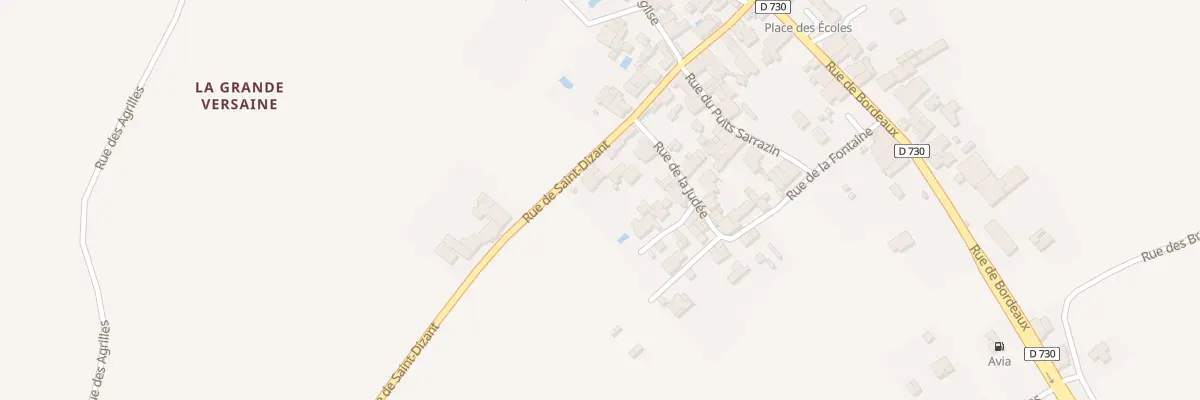 Plan du 23 Rue de Saint Dizant à Lorignac