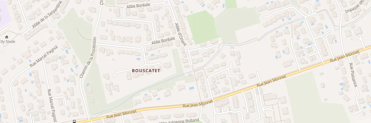 Plan du 31 All d’Orient à Mérignac