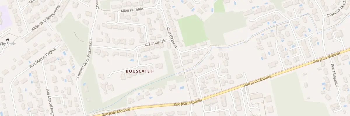 Plan du 29 All d’Orient à Mérignac