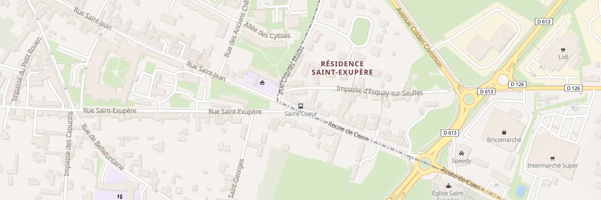 Plan du 1 Rte de Caen à Saint-Vigor-le-Grand