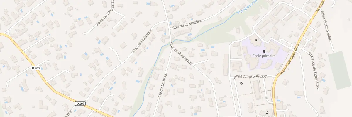 Plan du 14A Rue de Villeneuve à Arsac