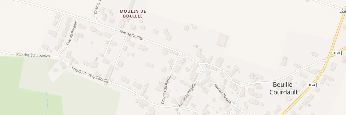 Plan du 2 Che du Perrin à Bouillé-Courdault