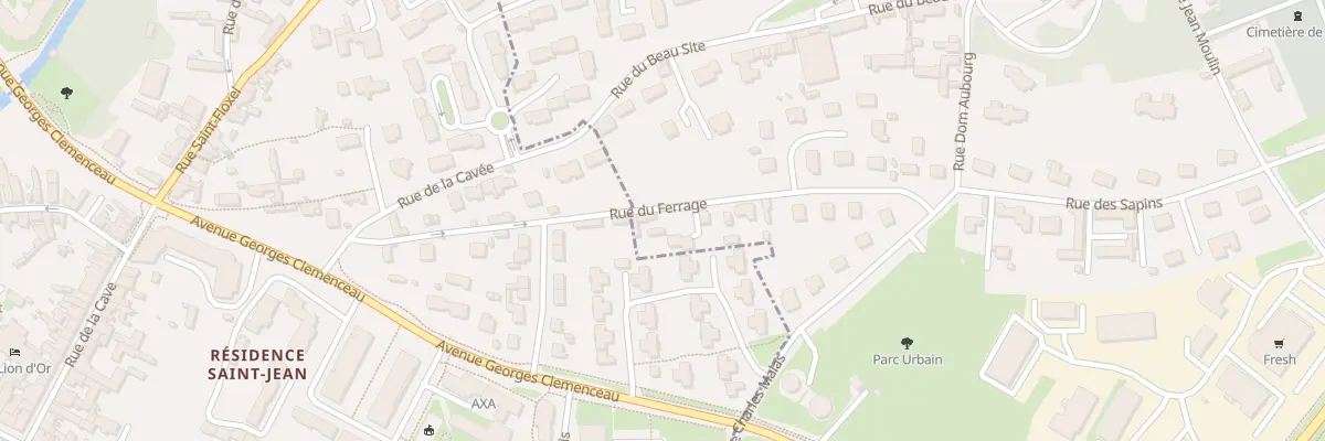 Plan du 13 Rue du Ferrage à Saint-Vigor-le-Grand