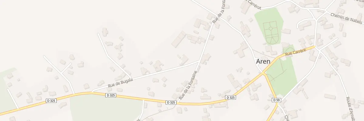 Plan du 2 Rue du Bugala à Aren
