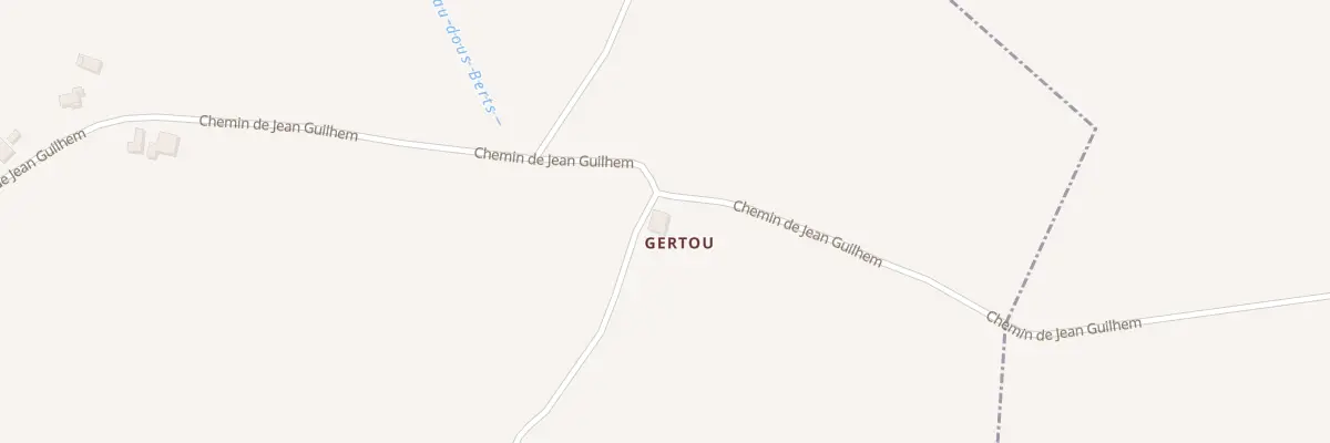 Plan du 5114 Gertou à Sallespisse