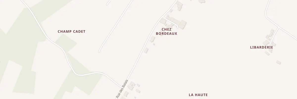 Plan du 26 Rue des Balais à Rioux
