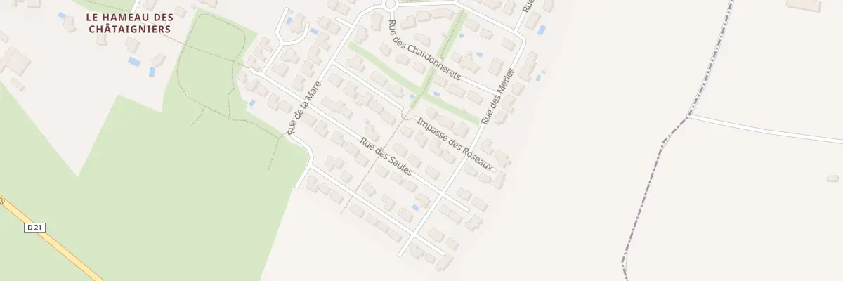 Plan du 4 Imp des Roseaux à Forcé