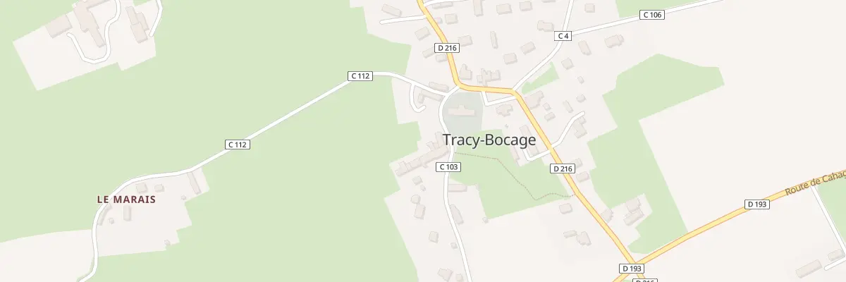 Plan du 1 Imp du Marais à Tracy-Bocage
