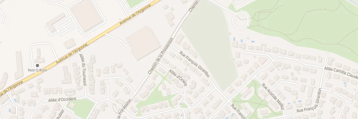 Plan du 3 Rue François Girardon à Mérignac