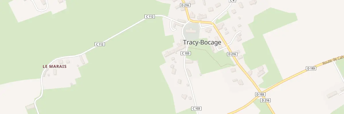 Plan du 6 Rte de la Belle Croix à Tracy-Bocage