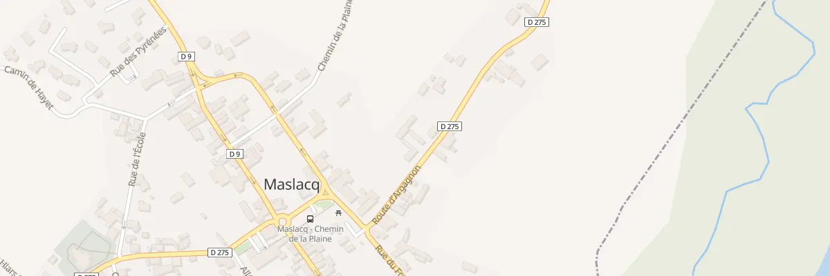 Plan du 1 Rte d’Argagnon à Maslacq