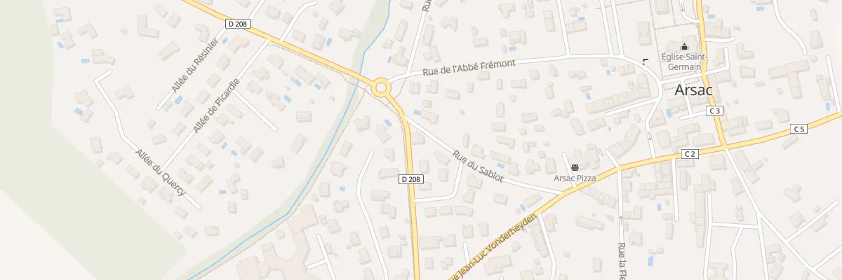 Plan du 10 Rue du Sablot à Arsac