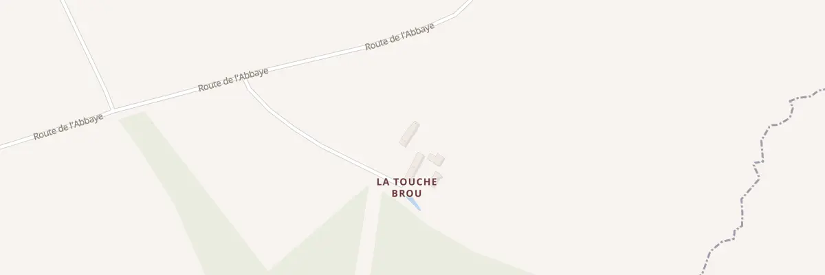 Plan du 1 La Touche Brou à Sacé