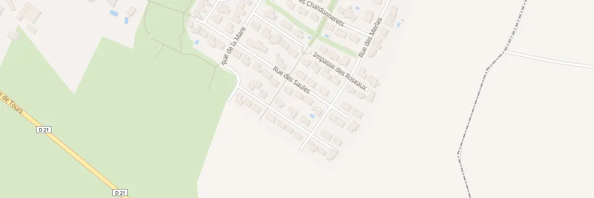 Plan du 14 Rue des Saules à Forcé