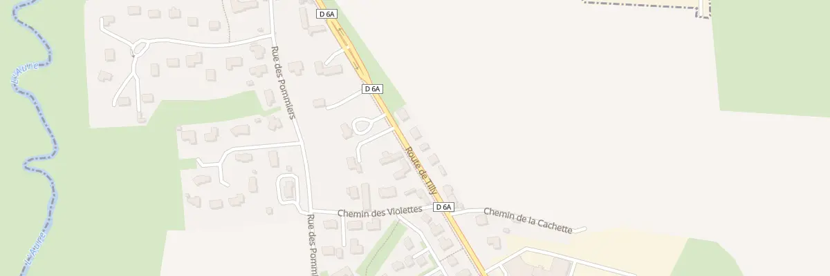 Plan du 553 Rte de Tilly à Monceaux-en-Bessin