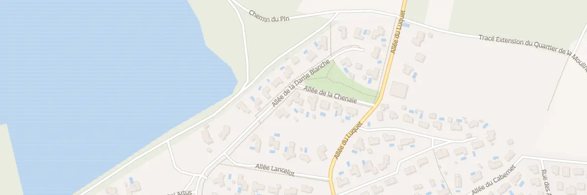 Plan du 1 All de la Chenaie à Arsac