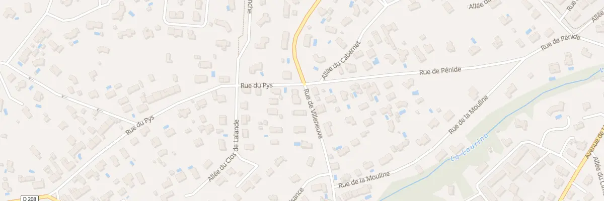 Plan du 30A Rue de Villeneuve à Arsac