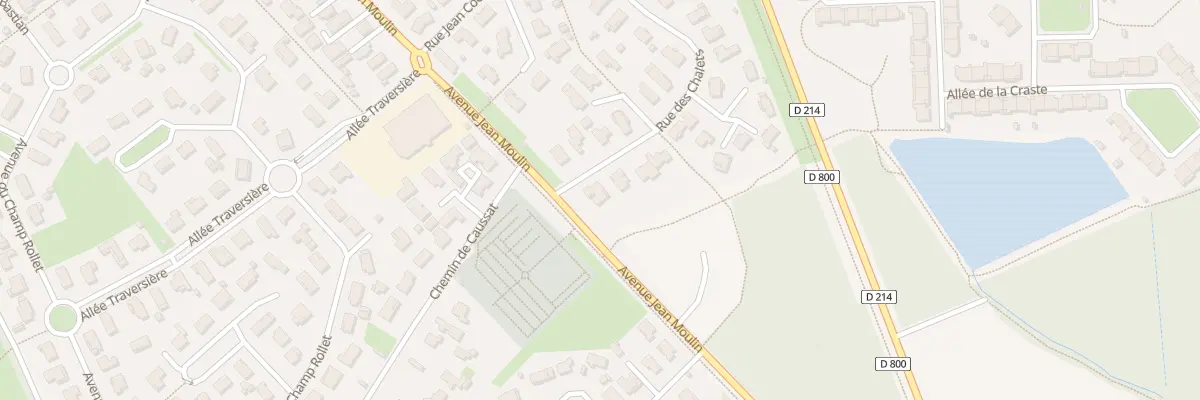 Plan du 54 Rue des Châlets à Cestas