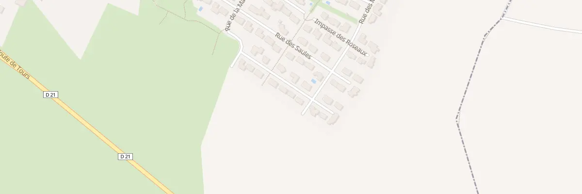 Plan du 12 Rue des Prêles à Forcé