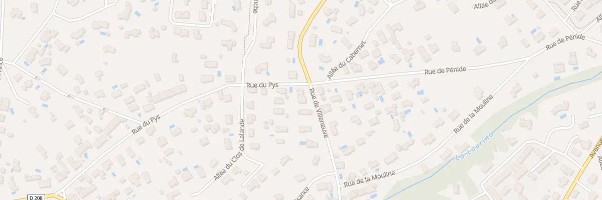 Plan du 30B Rue de Villeneuve à Arsac