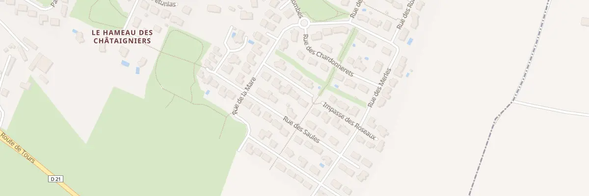 Plan du 8 Imp des Nymphéas à Forcé